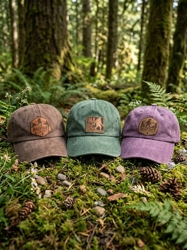 Bigfoot patch cap trio