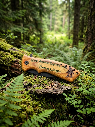 Carved hardwood knife