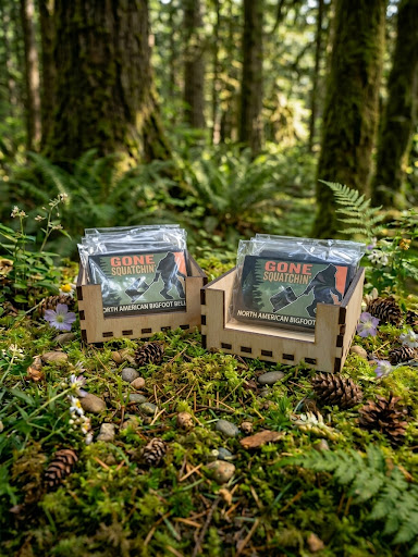 Gone Squatchin' retail crates